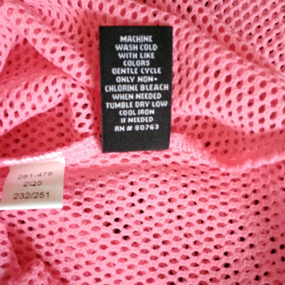 Pink Mesh Racerback Tank Top - Picture 4 of 7